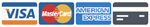 We accept payment by card